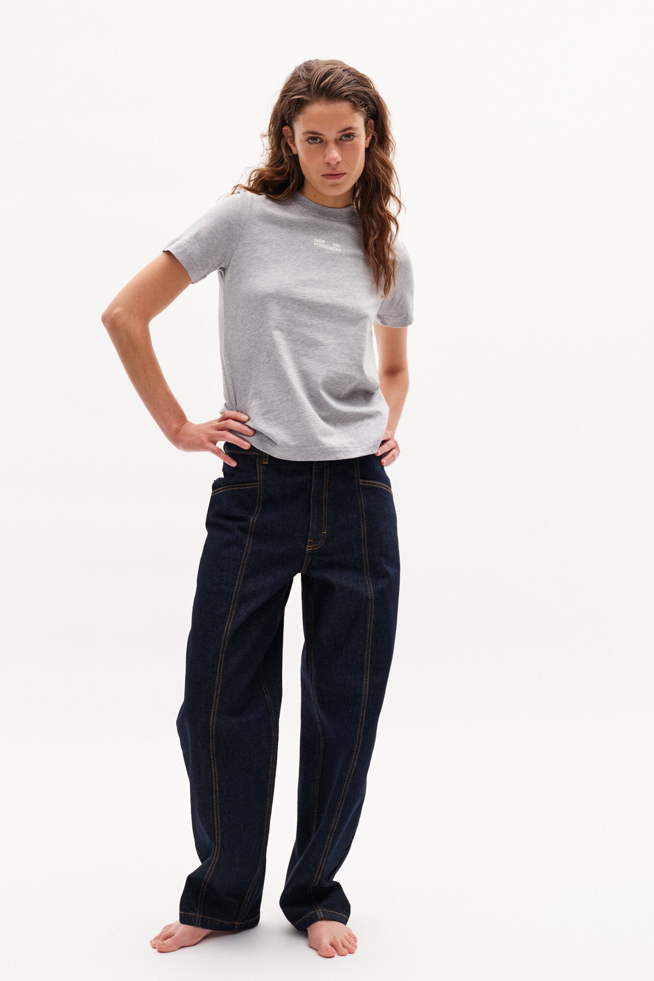 NO 02 jeans - Dark Blue Rinse